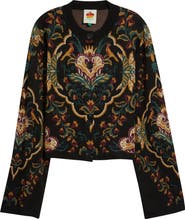 FARM Rio Majestic Hearts Knit Cardigan