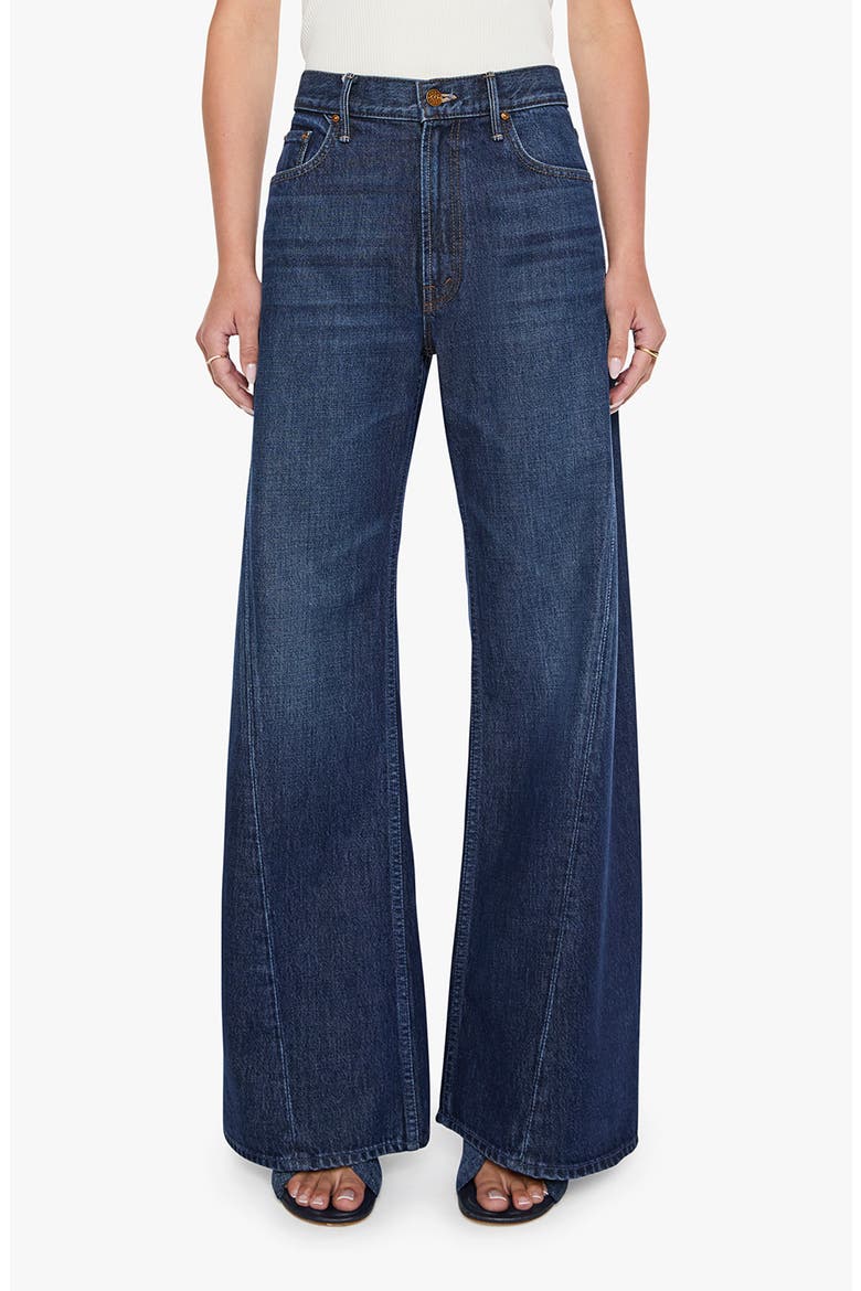 The Lemon Twist Sneak High Waist Wide Leg Jeans, Main, color, FRESH SQUEEZED