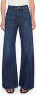 MOTHER The Lemon Twist Sneak High Waist Wide Leg Jeans