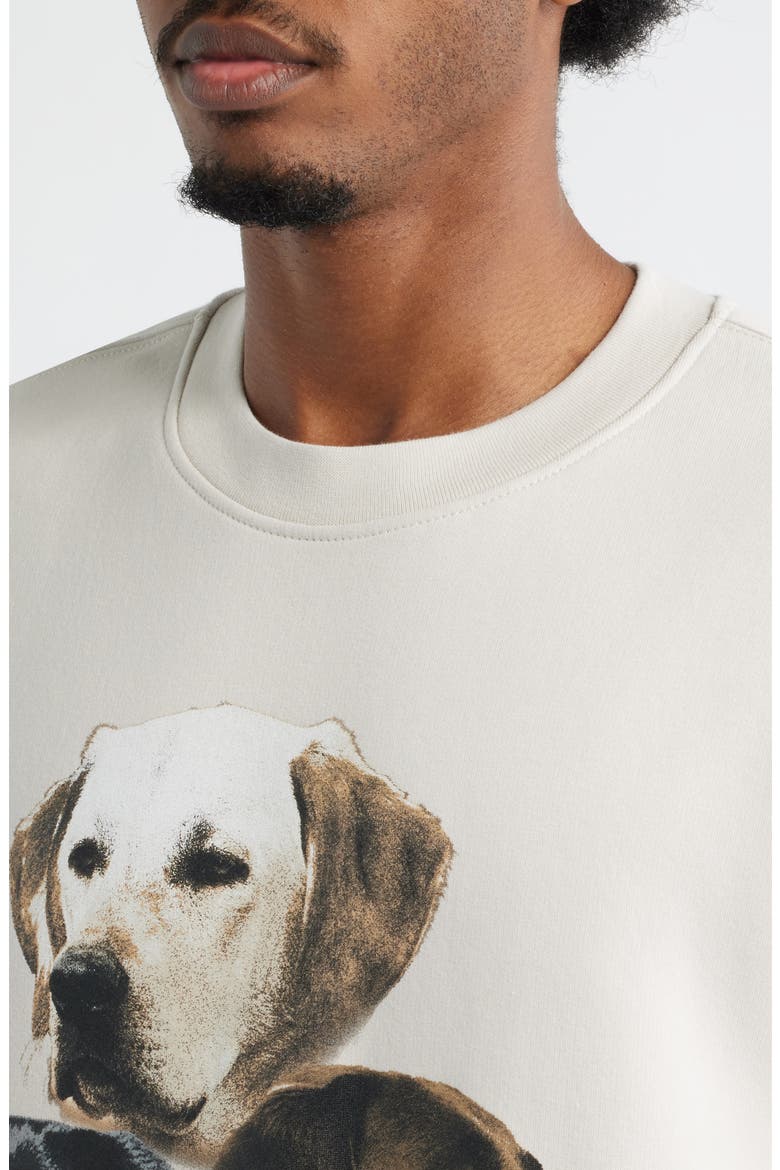 Forever Graphic Sweatshirt, Alternate, color, CREAM