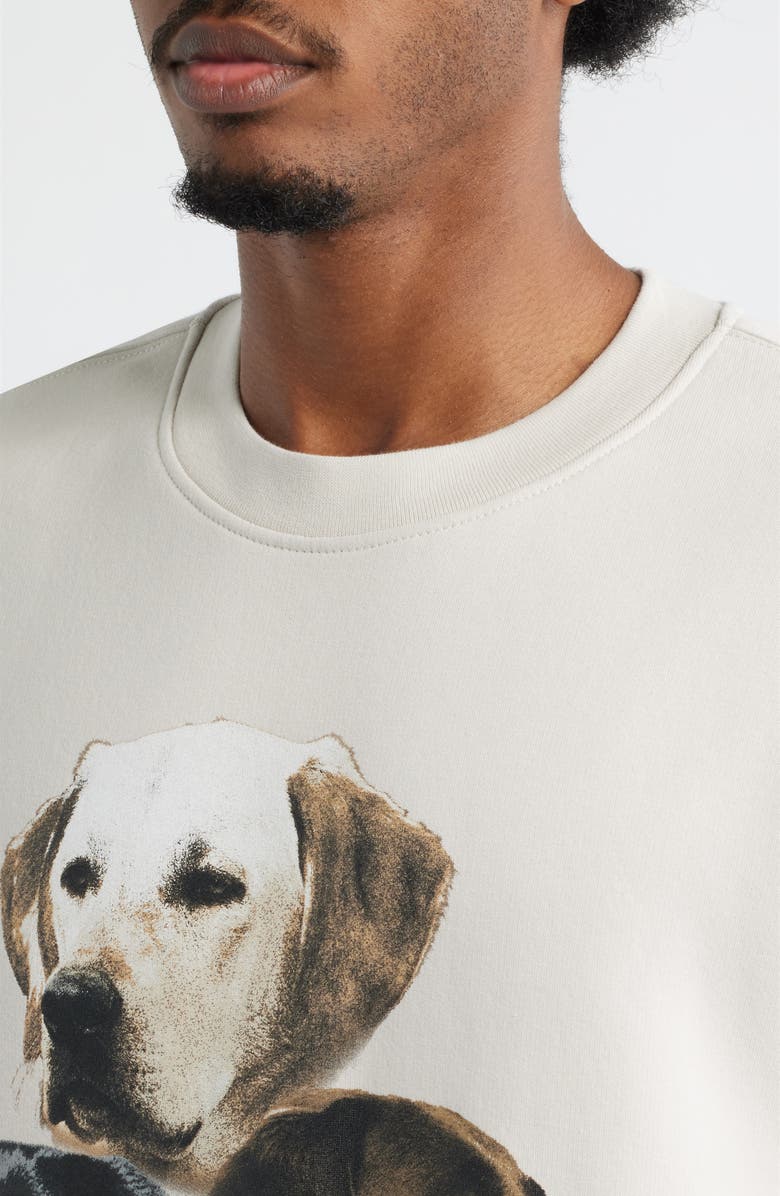 SANTO STUDIO Forever Graphic Sweatshirt, Alternate, color, Cream