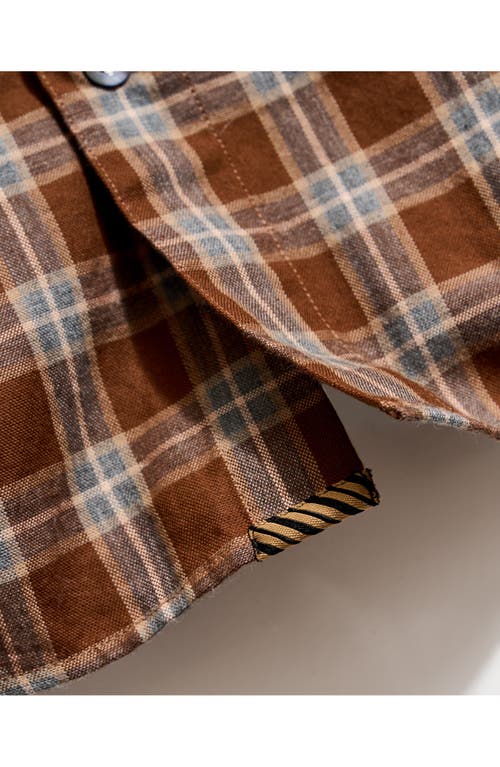Billy Reid Standard Fit Windowpane Check Cotton Flannel Button-up Shirt In Multi