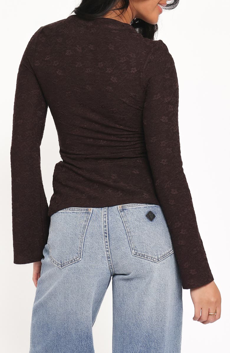 Petal & Pup Juno Button-Up Top, Alternate, color, Brown