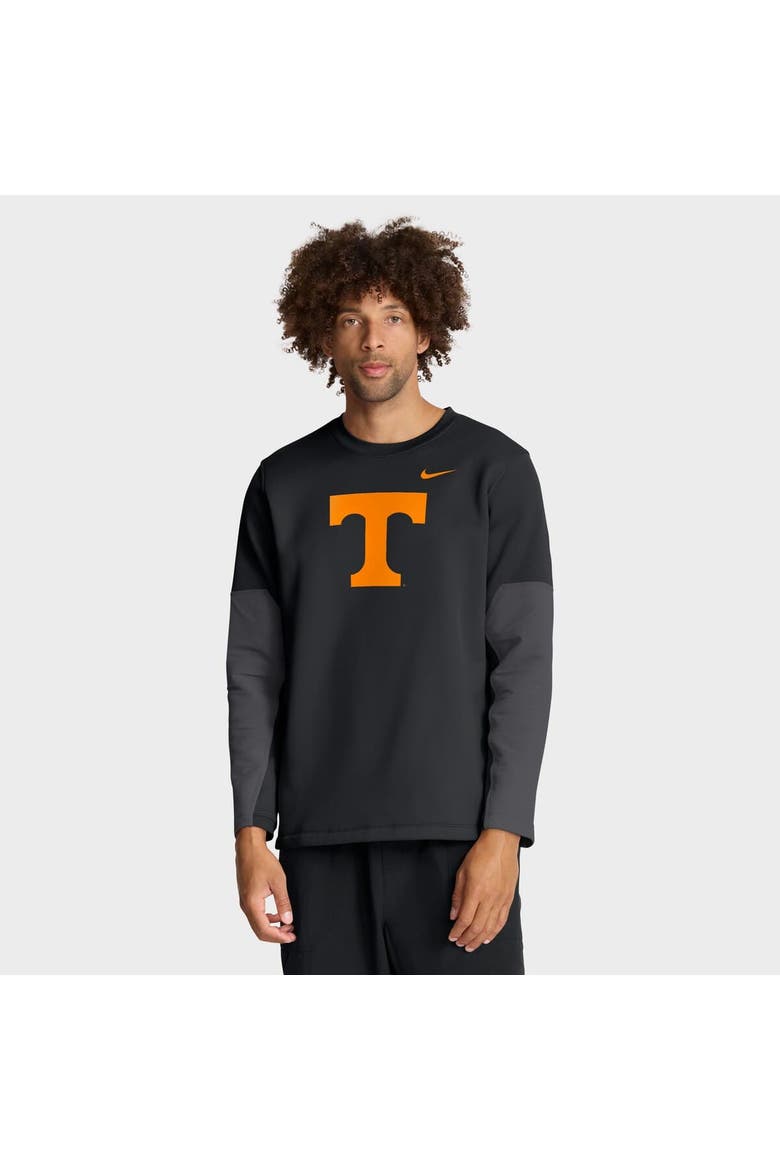 Men's Nike Black Tennessee Volunteers 2025 Sideline Coach Performance Long Sleeve T-Shirt, Alternate, color, Black