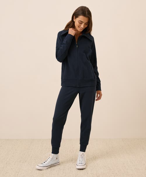 Pact Organic Cotton Cloudknit Jogger In Blue