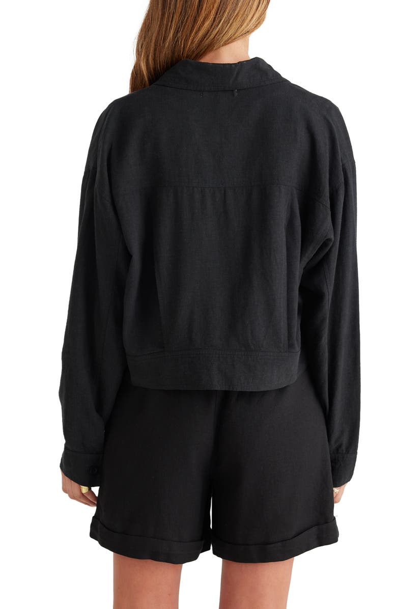 Brave+True Ashton Linen Blend Jacket, Alternate, color, 