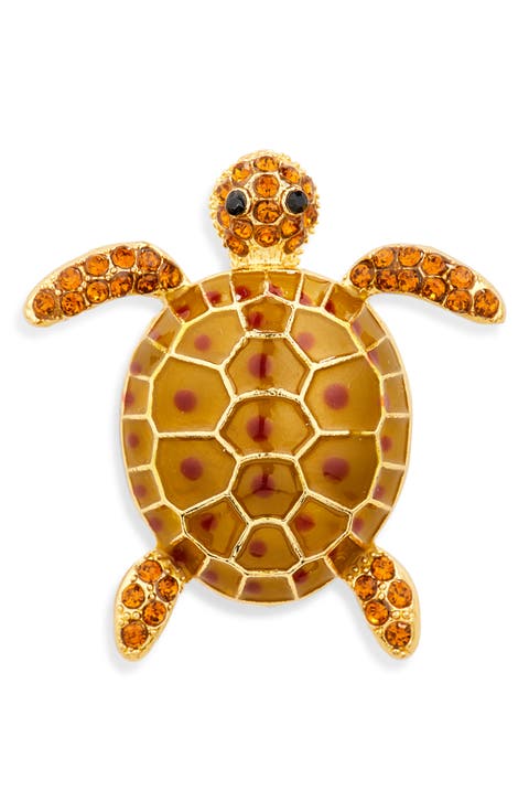Yellow Turtle Lapel Pin