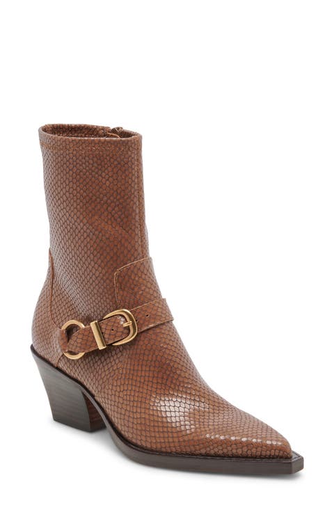 Rave Pointed Toe Bootie (Women)