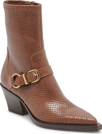 Dolce Vita Leather Snakskin authentic Booties