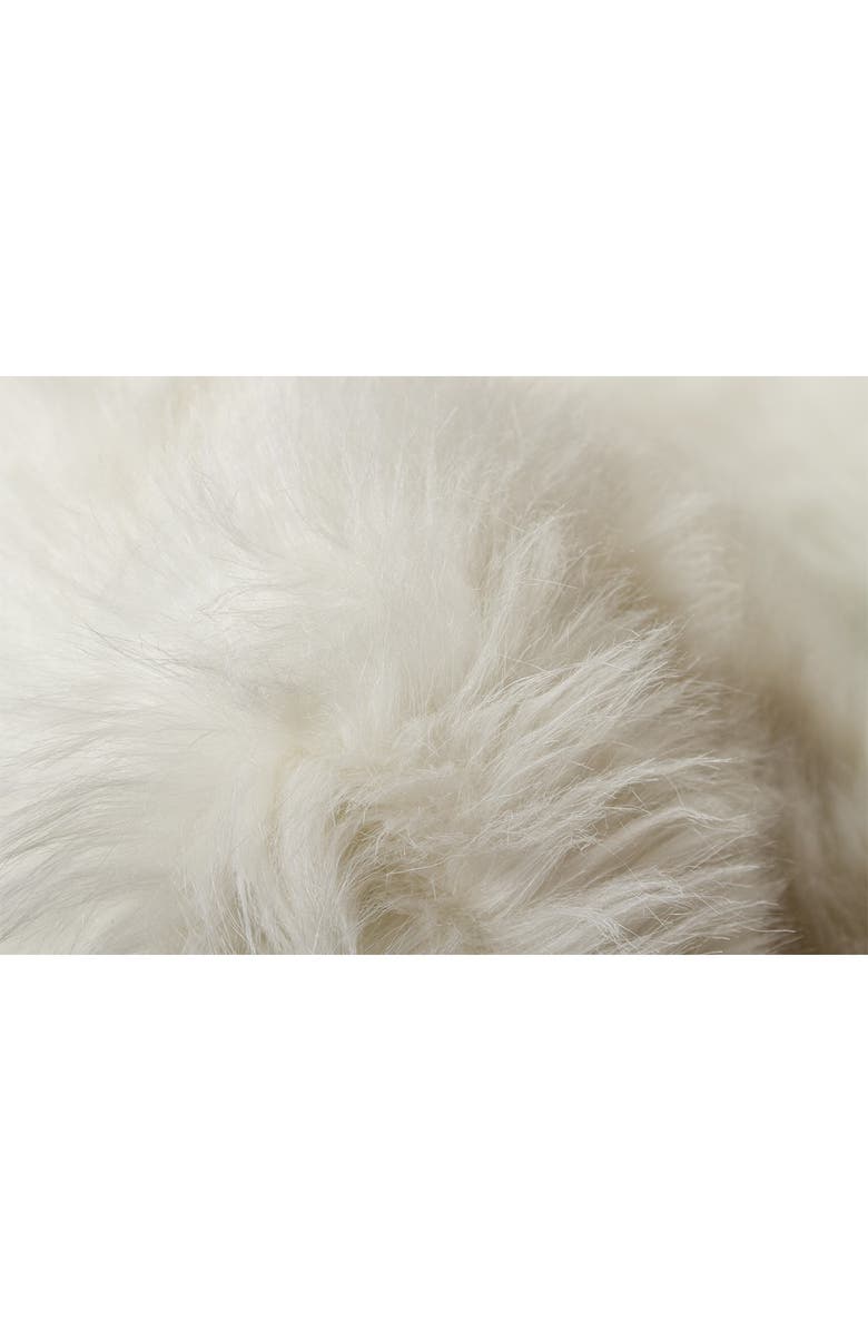 LUXE Faux Fur Gordon Rug - 2ft x 3ft - Off White, Alternate, color, Off White