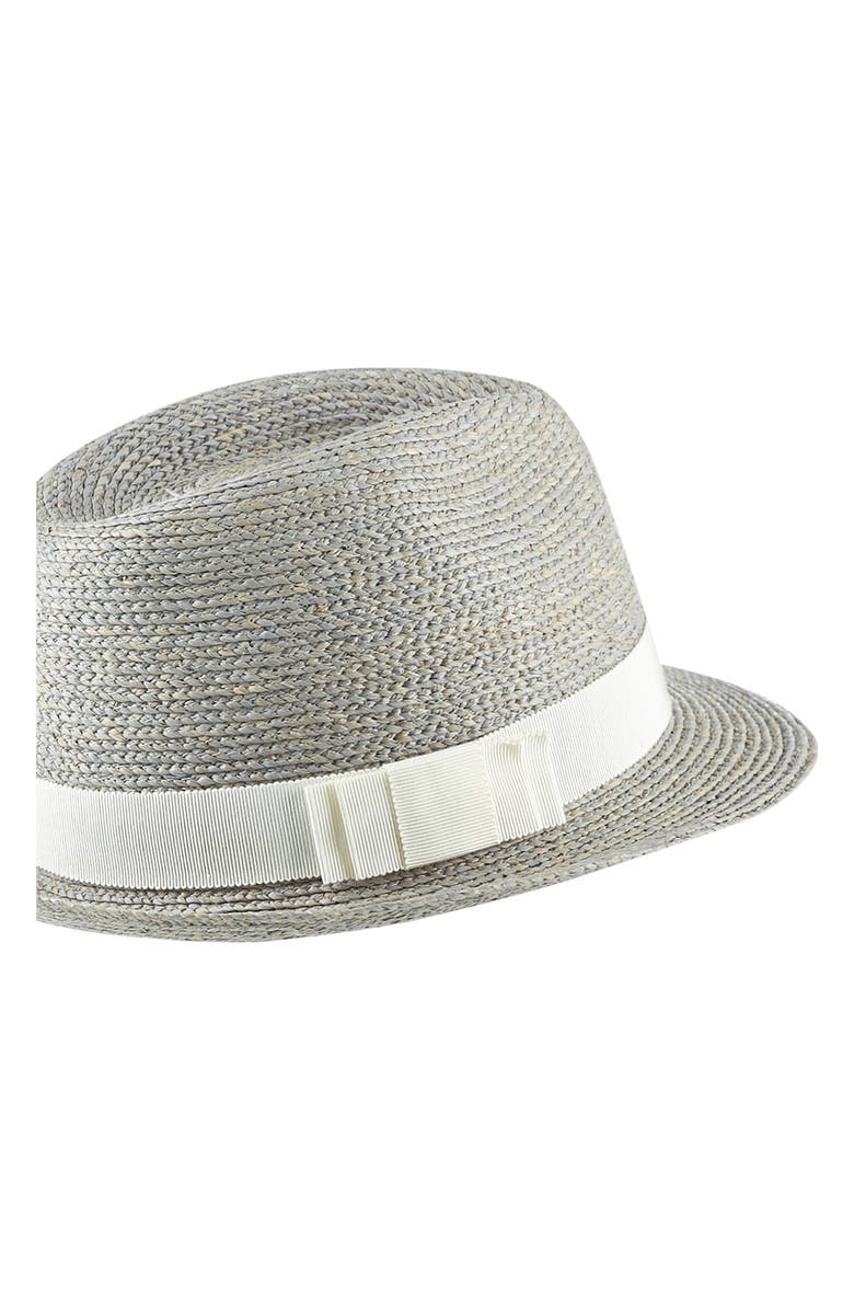 Helen Kaminski Raffia Fedora, Alternate, color, Eclipse Melange/Moonlight