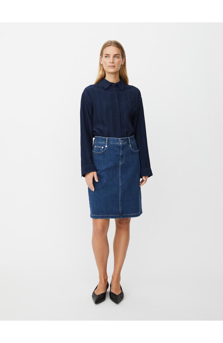Masai Copenhagen Denim Skirt, Alternate, color, Blue Denim