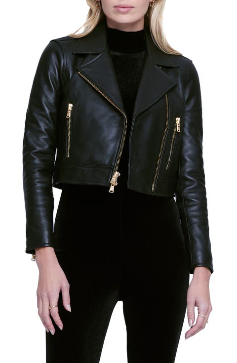 Onna Crop Leather Jacket
