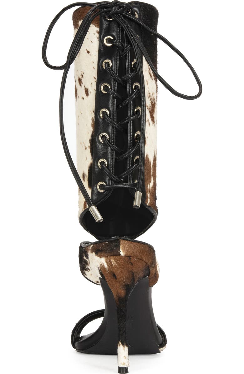 AZALEA WANG Boudier Faux Calf Hair Sandal, Alternate, color,