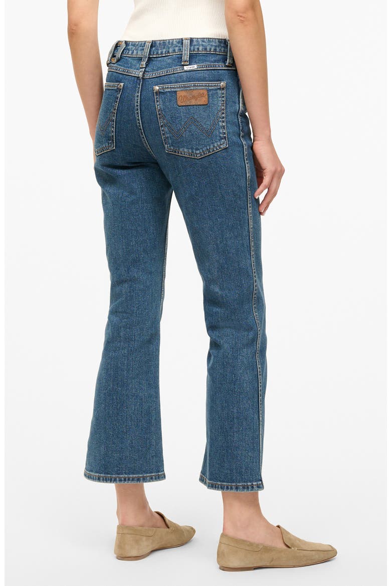 + Wrangler The Cropped Bootcut Jeans, Alternate, color, INDIGO WASH
