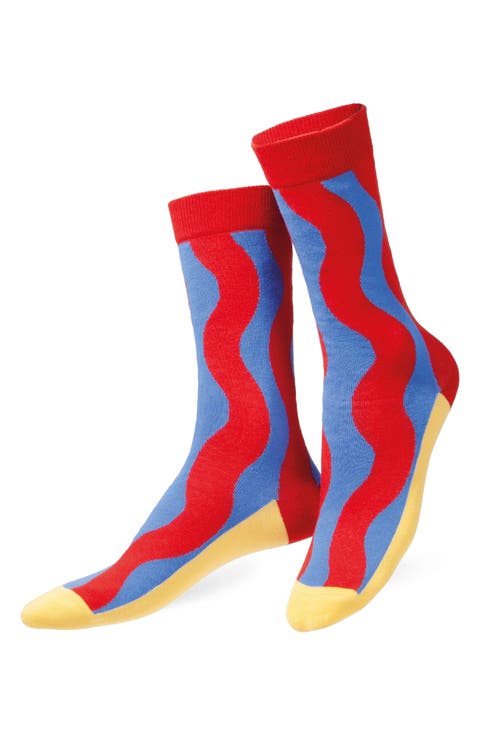 Curvies 3D Crew Socks
