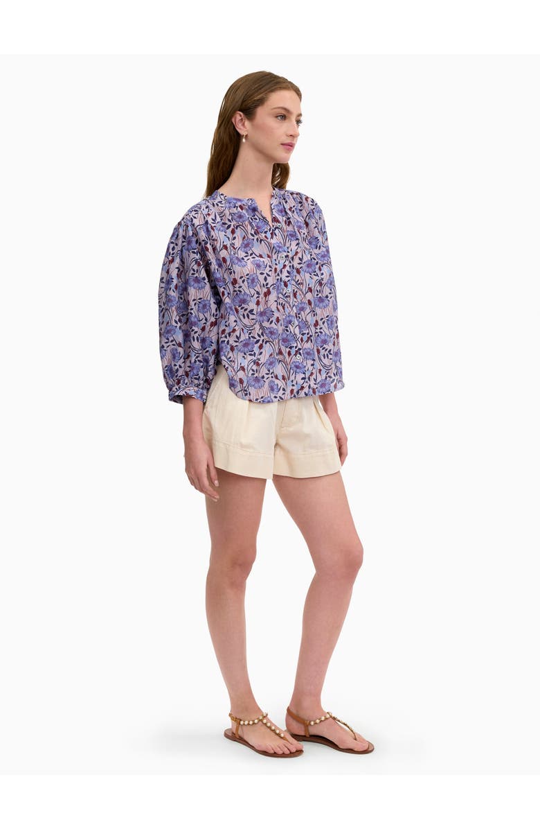 Rebecca Taylor Daphne Blouse, Alternate, color, Iris Multi