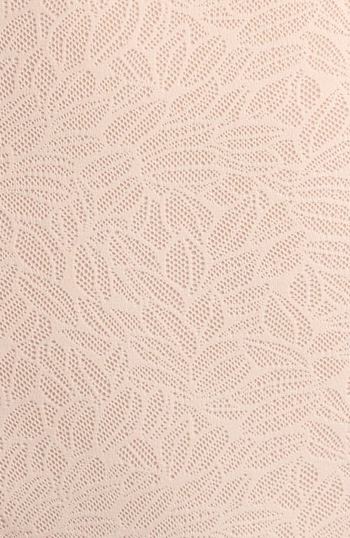 Shop Chantelle Lingerie Pure Lace High Waist Support Briefs In Beige Blush