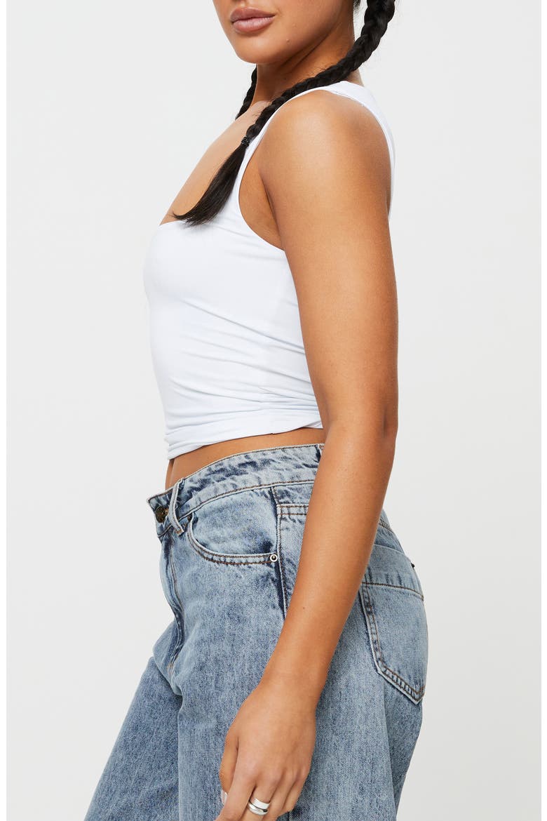Back in Time Crop Top, Alternate, color, WHITE