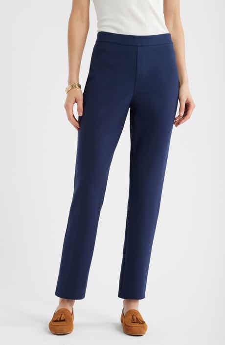 Caslon® Pull-On Stretch Ponte Skinny Ankle Pants