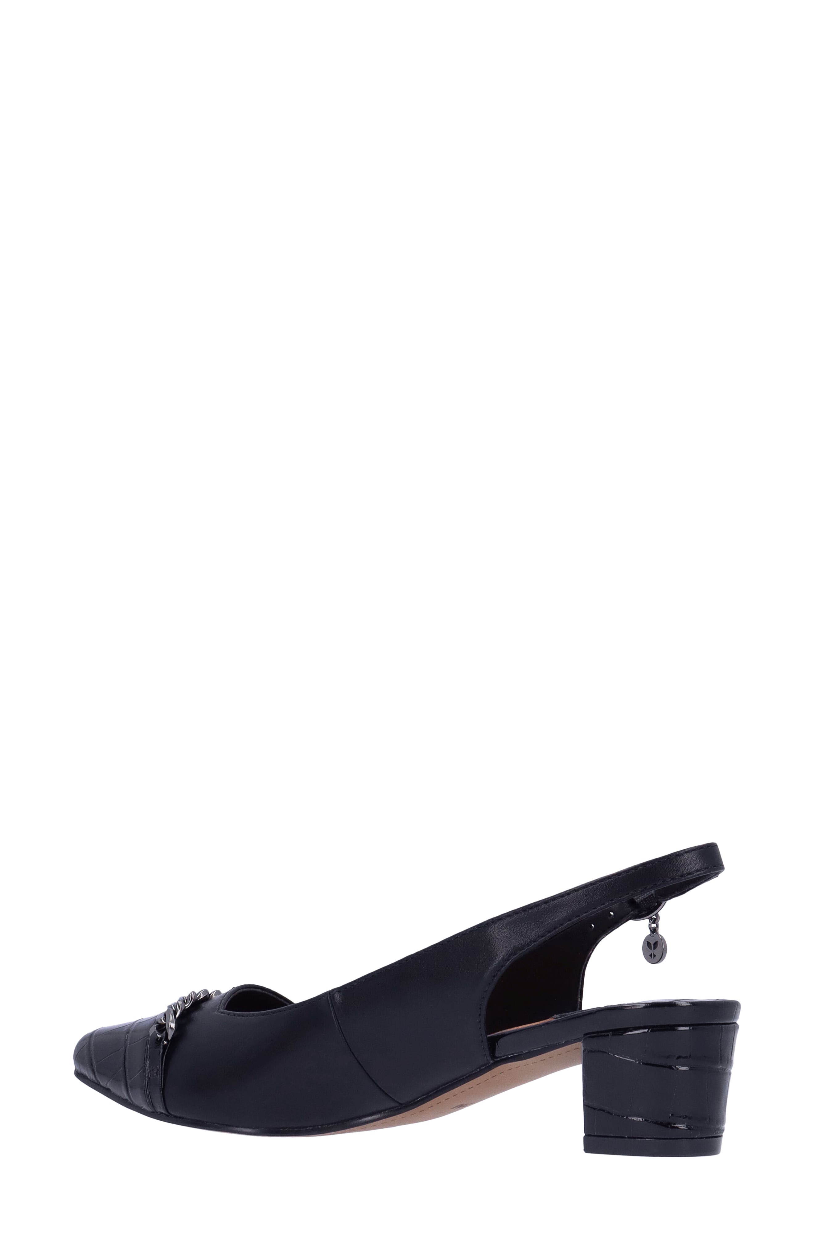 J. Reneé Bagley Slingback Pump, Alternate, color, Black