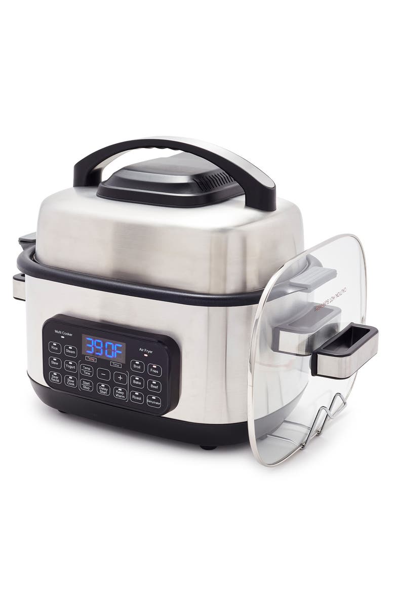 GreenPan Bistro 13-in-1 Multi Cooker Air Fryer Grill, Main, color,