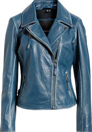 MAURITIUS Christy Leather Moto Jacket