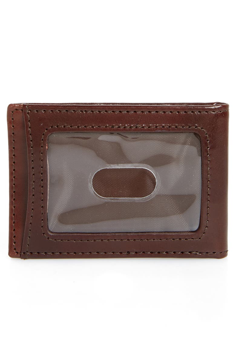 Johnston & Murphy Leather Money Clip Wallet, Alternate, color,