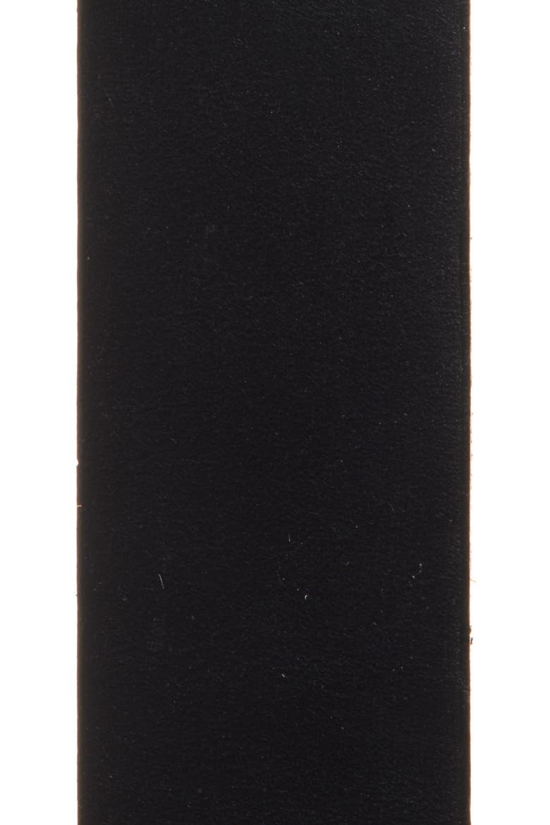 Skinny Leather Wrap Belt, Alternate, color, BLACK