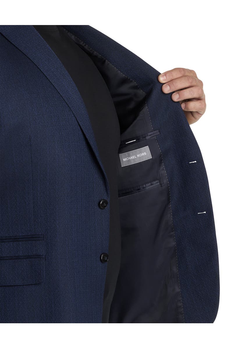 Michael Kors Big & Tall Chevron Sport Coat, Alternate, color, 