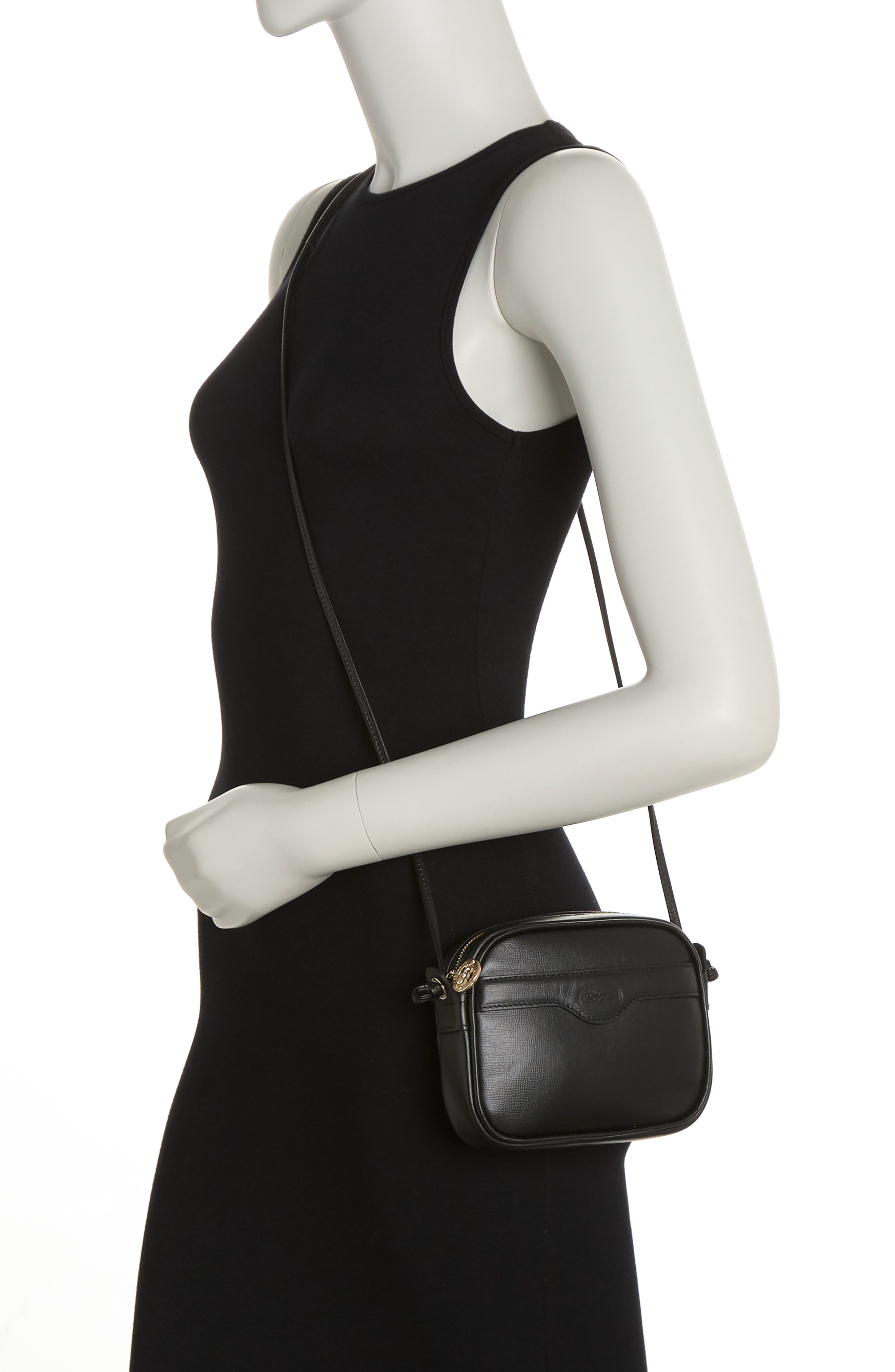 Longchamp 1980 Small Leather Camera Crossbody Bag, Alternate, color, 