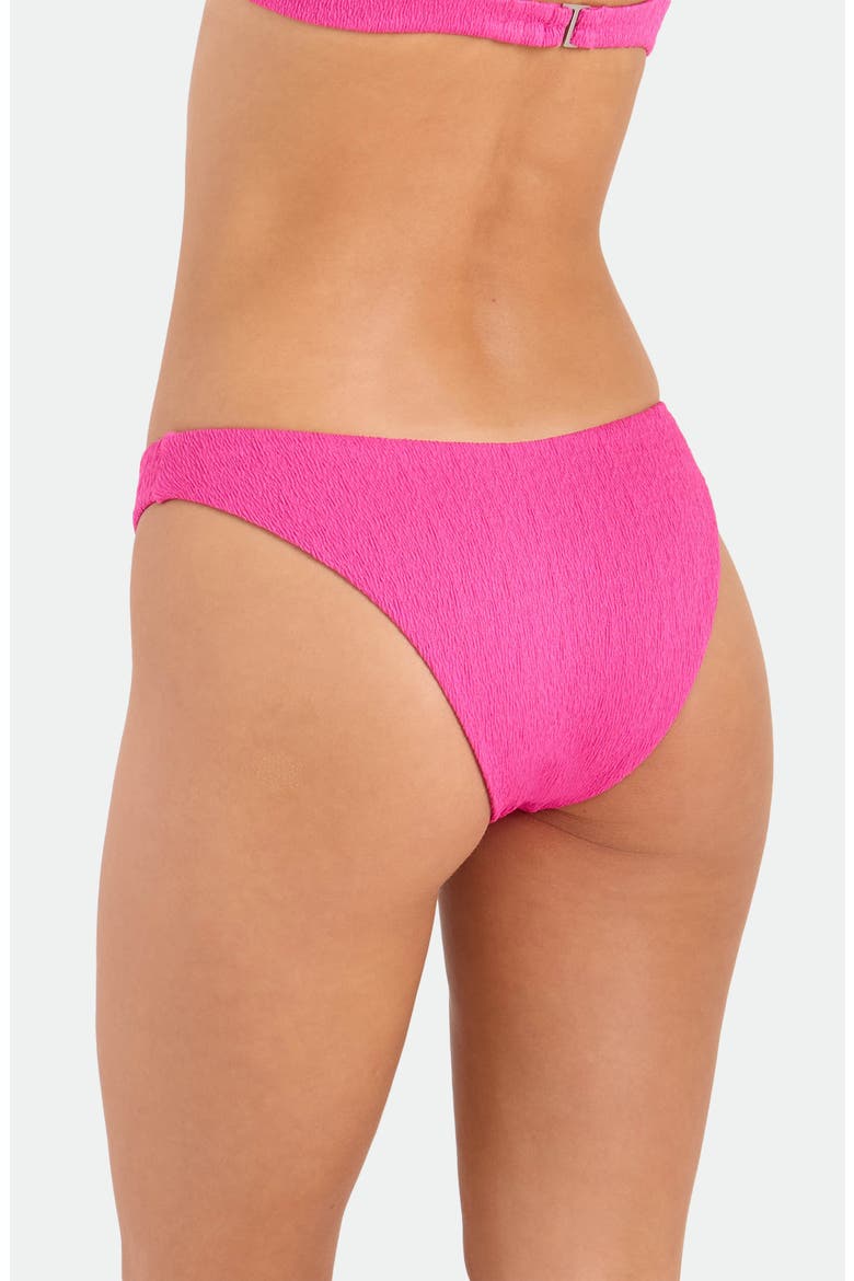 Pucker Up '90s V-Cut Bikini Bottoms, Alternate, color, BRIGHT FUCHSIA