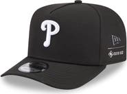 New Era Men's New Era x GORE-TEX  Black Philadelphia Phillies A-Frame 9FIFTY Adjustable Hat