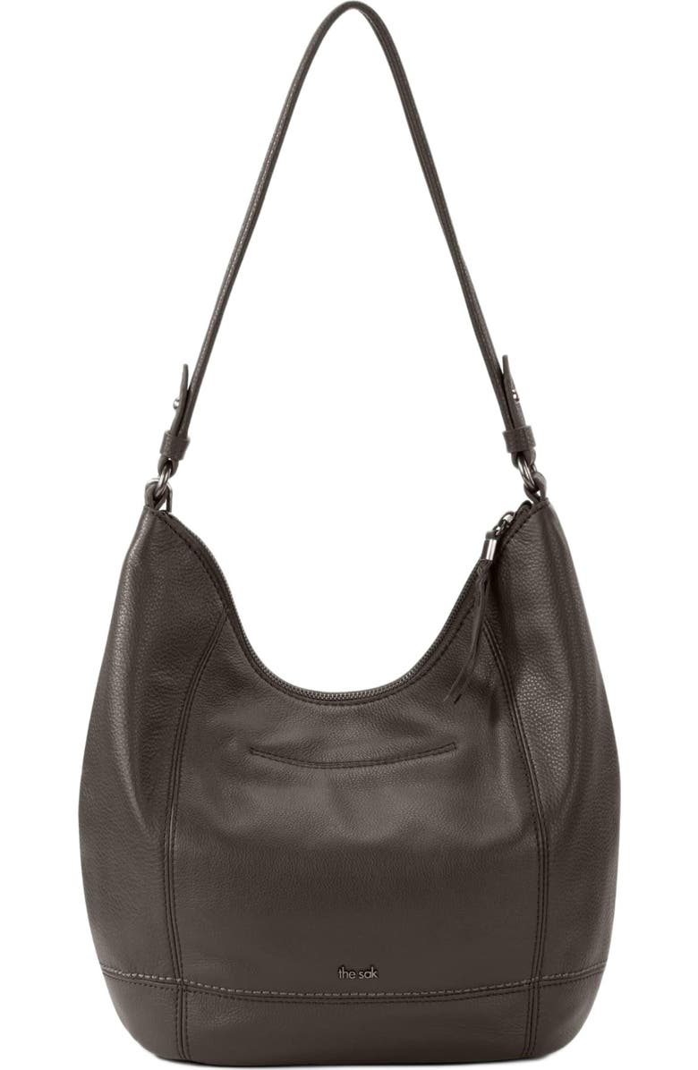 The Sak Sequoia Hobo Leather Bag, Alternate, color, Slate
