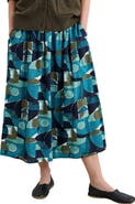 Seasalt Cornwall Mevagissey Organic Cotton Midi Skirt