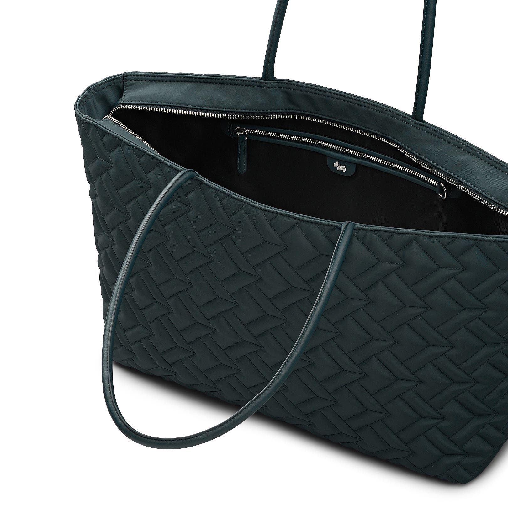 Radley Holland Park - Quilt Large Ziptop Tote Bag, Alternate, color, Teal