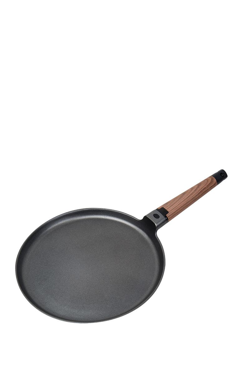 MASTERPAN Black Classico Series Non-Stick Cast Aluminum 11" Crepe Pan, Alternate, color, 