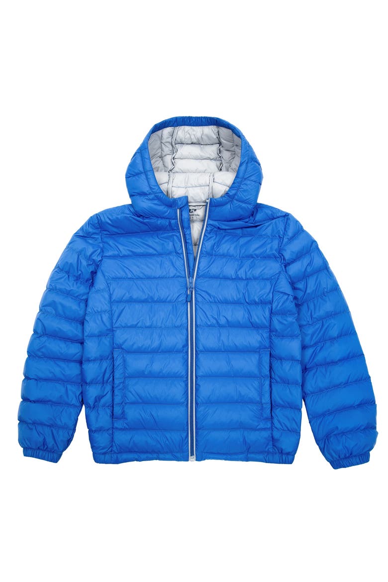 Kids' Ultra Light Quilt Packable Down Jacket, Alternate, color, Blue