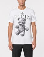 PHILIPP PLEIN Jersey T-Shirt Skull Teddy Dollar Men