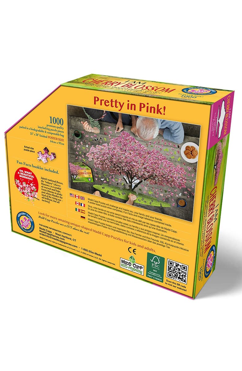 Madd Capp I Am Cherry Blossom Puzzle, 1000 Pieces, Alternate, color, Multicolored