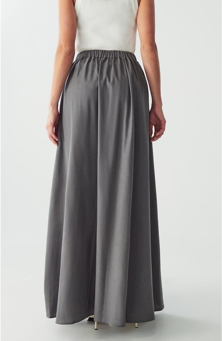 WILLA Isla Maxi Skirt, Alternate, color, Charcoal
