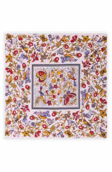 Floral & Dot Print Bandana