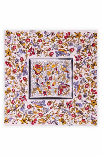 Floral & Dot Print Bandana