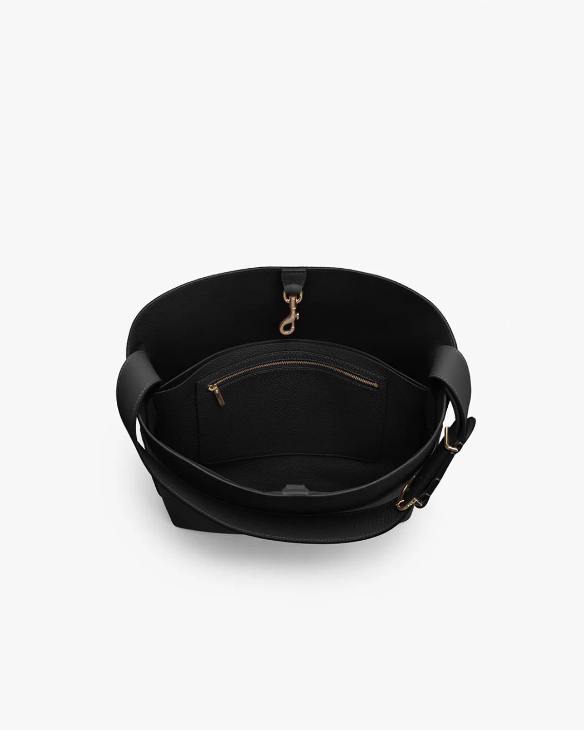 Cuyana Oversized Linea Bag, Alternate, color, Black