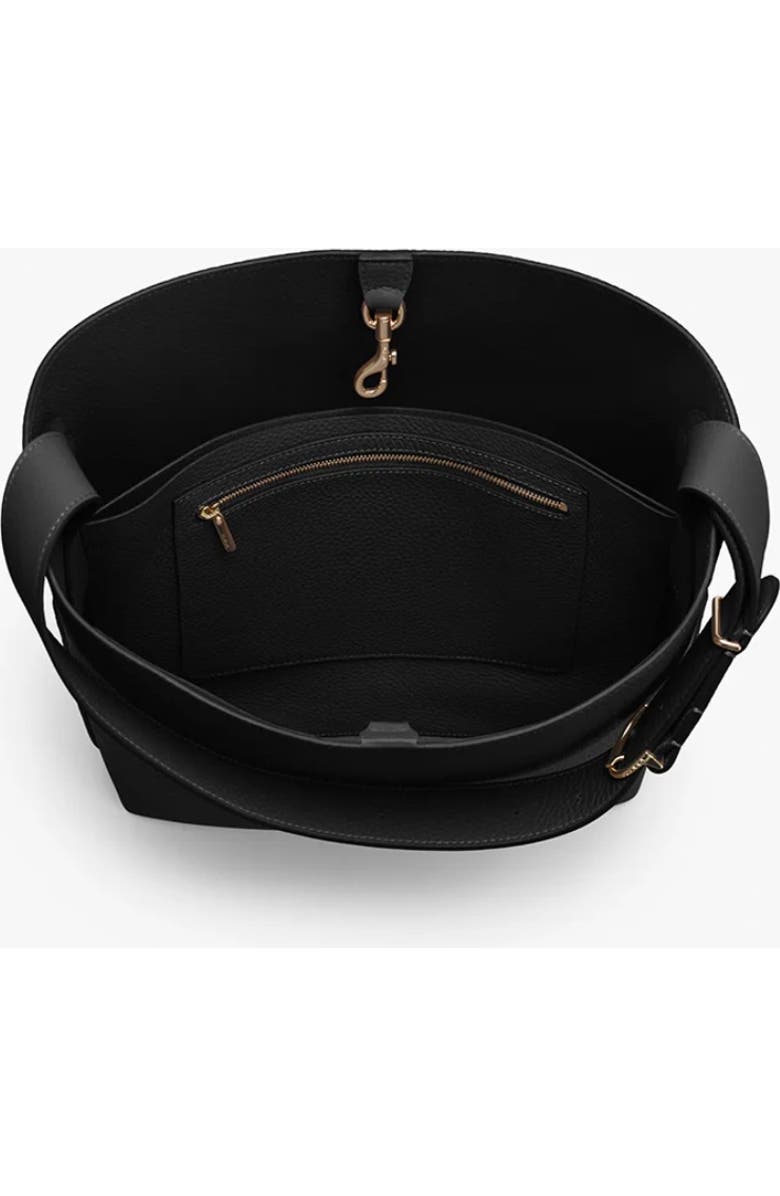 Cuyana Oversized Linea Bag, Alternate, color, Black