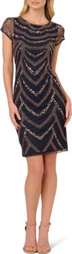 Adrianna Papell Beaded Cocktail Dress