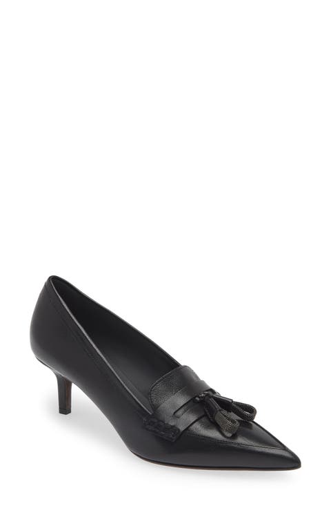 シューズ・サンダルその他 BRUNELLO CUCINELLI Woman Pumps Dove Grey MZSFC2508 C5859 BRUNELLO CUCINELLI: Heeled sandals woman - Dove Grey