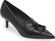Brunello Cucinelli Monili Tassel Kitten Heel Pump