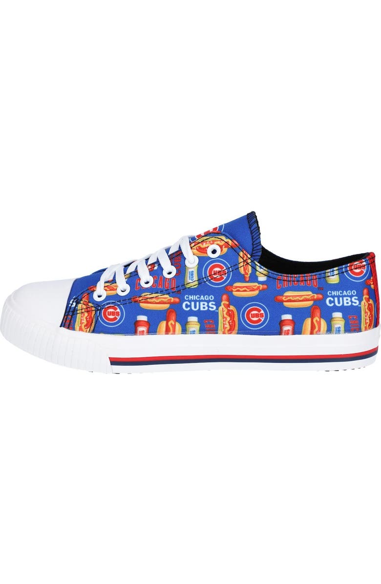 FOCO Men's FOCO Chicago Cubs Food Print Low Top Canvas Sneakers, Alternate, color,
