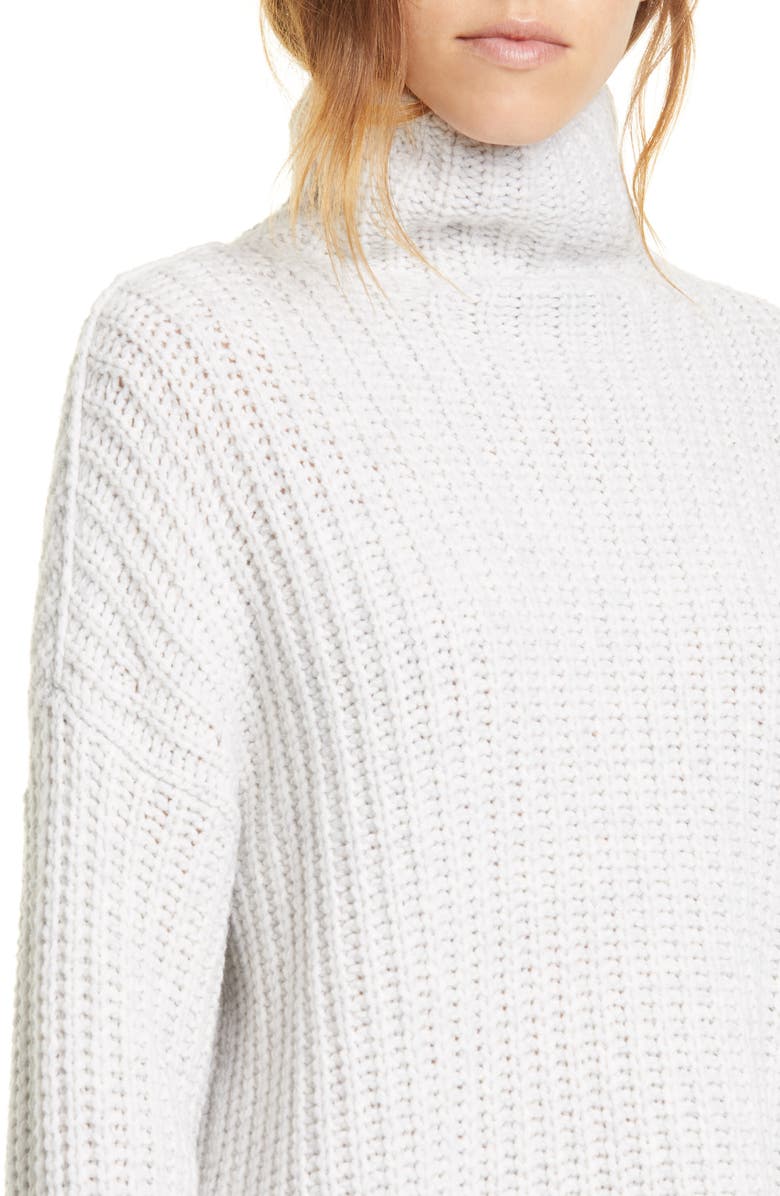 Vince Lofty Wool Blend Funnel Neck Sweater, Alternate, color, 